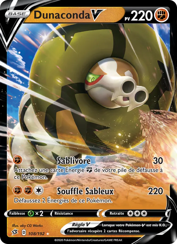 Carte Dunaconda V 108/192 – Clash des Rebelles