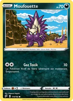 Carte Moufouette 114/192 – Clash des Rebelles