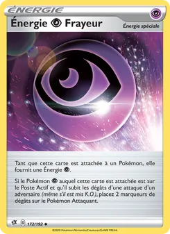 Carte Énergie Psy Frayeur 172/192 – Clash des Rebelles