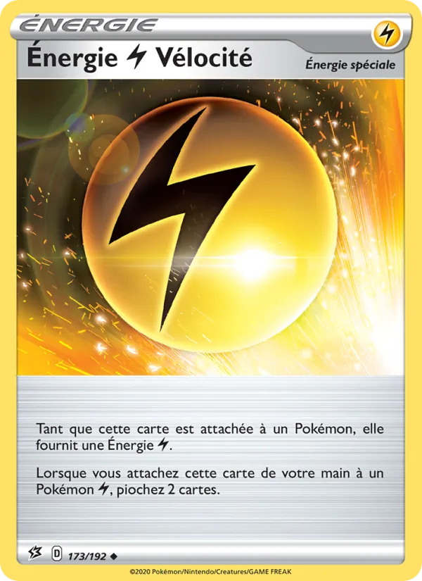 Carte Énergie Électrique Vélocité 173/192 – Clash des Rebelles