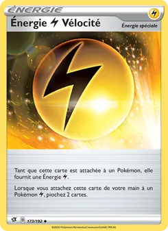 Carte Énergie Électrique Vélocité 173/192 – Clash des Rebelles