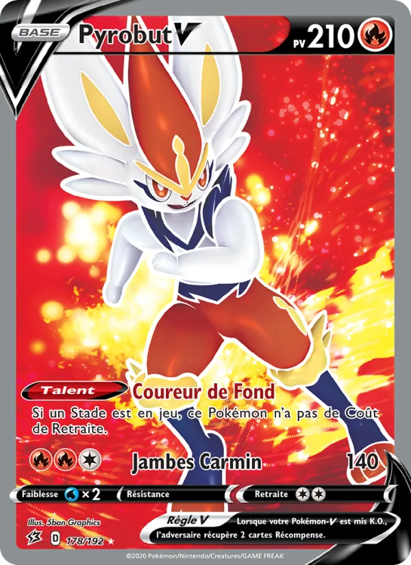 Carte Pyrobut V 178/192 – Clash des Rebelles