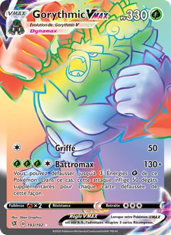 Carte Gorythmic VMAX 193/192 – Clash des Rebelles