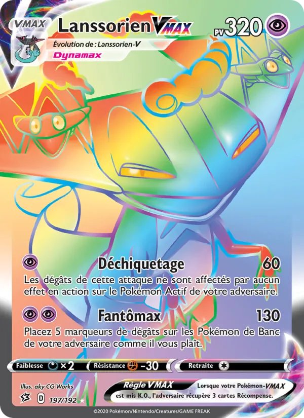 Carte Lanssorien VMAX 197/192 – Clash des Rebelles