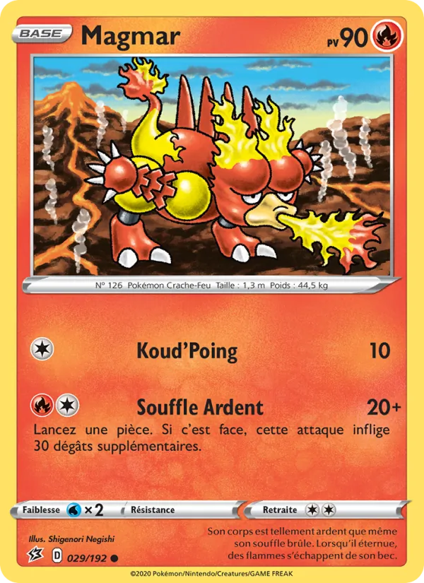 Carte Magmar 29/192 – Clash des Rebelles