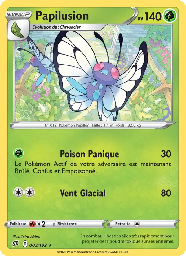 Carte Papilusion 3/192 – Clash des Rebelles