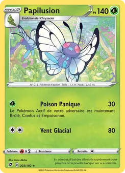 Carte Papilusion 3/192 – Clash des Rebelles
