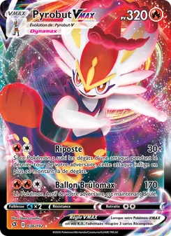 Carte Pyrobut VMAX 36/192 – Clash des Rebelles
