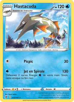 Carte Hastacuda 53/192 – Clash des Rebelles