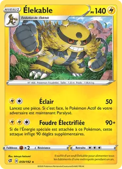 Carte Élekable 59/192 – Clash des Rebelles