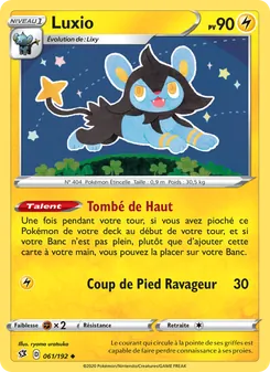 Carte Luxio 61/192 – Clash des Rebelles