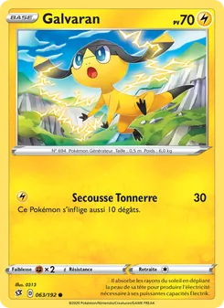 Carte Galvaran 63/192 – Clash des Rebelles