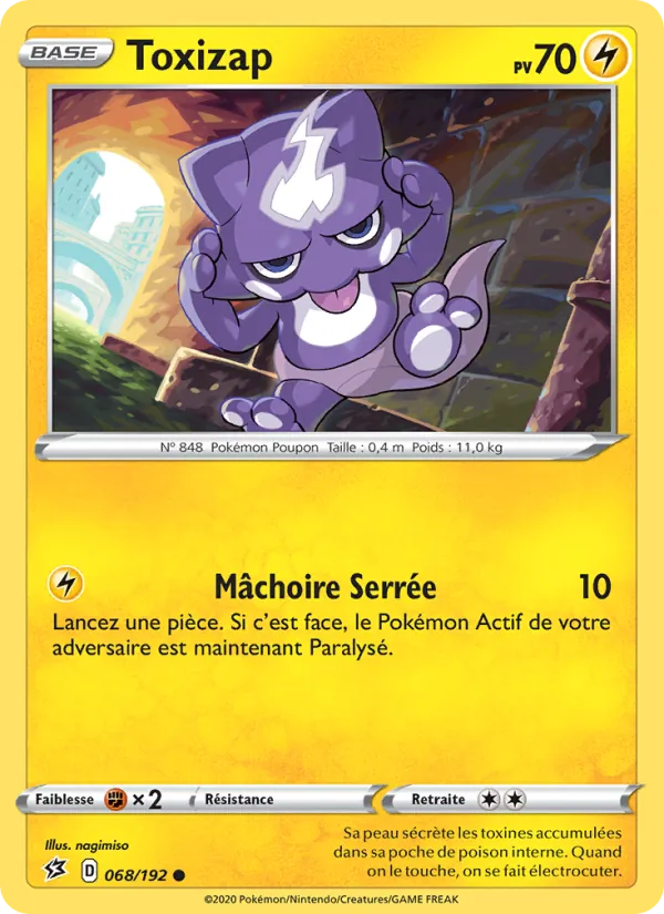 Carte Toxizap 68/192 – Clash des Rebelles