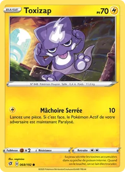Carte Toxizap 68/192 – Clash des Rebelles