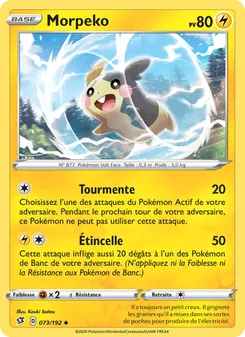 Carte Morpeko 73/192 – Clash des Rebelles