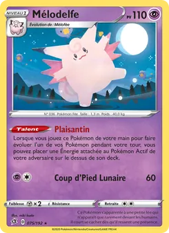Carte Mélodelfe 75/192 – Clash des Rebelles