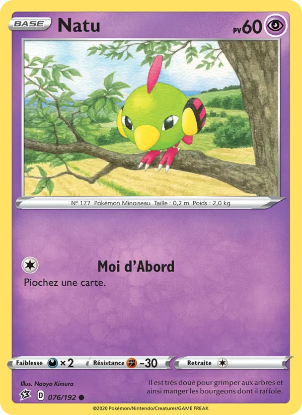 Carte Natu 76/192 – Clash des Rebelles