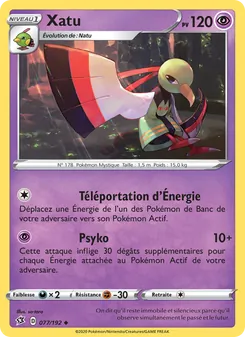 Carte Xatu 77/192 – Clash des Rebelles