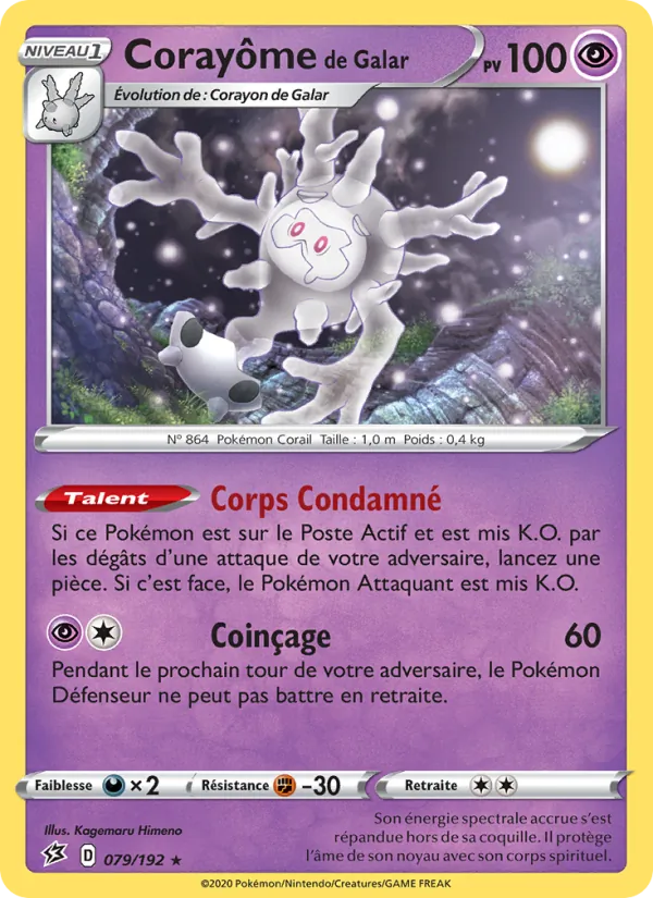 Carte Corayôme de Galar 79/192 – Clash des Rebelles