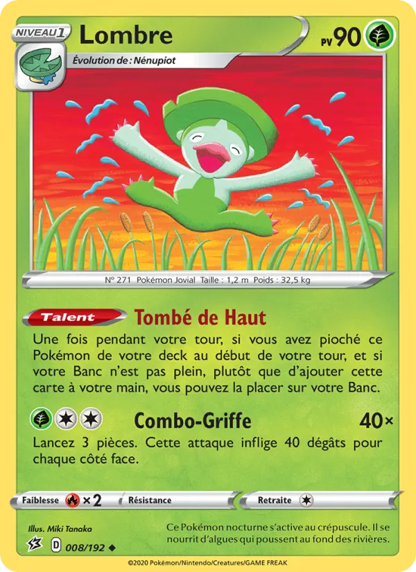 Carte Lombre 8/192 – Clash des Rebelles