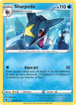 Carte Sharpedo 12/73 – La Voie du Maître