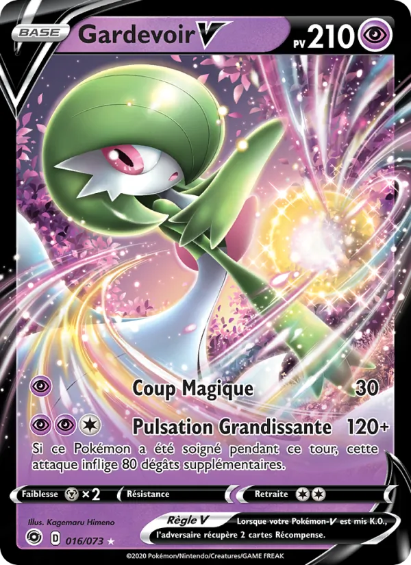 Carte Gardevoir V 16/73 – La Voie du Maître