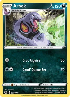 Carte Arbok 34/73 – La Voie du Maître