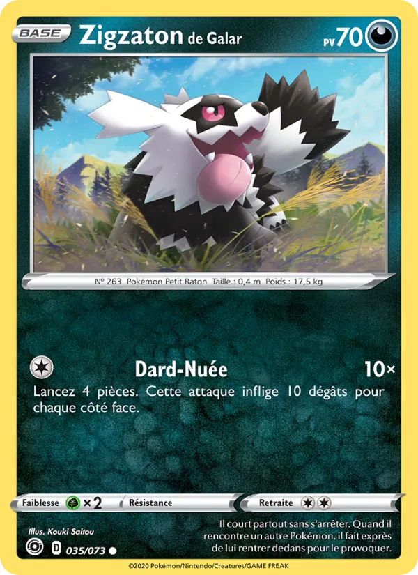 Carte Zigzaton de Galar 35/73 – La Voie du Maître