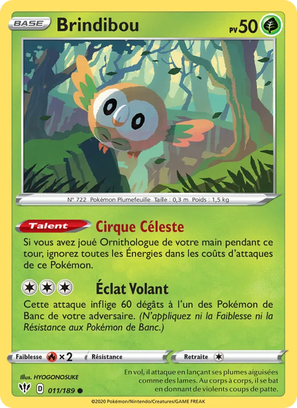Carte Brindibou 11/189 – Ténèbres Embrasées