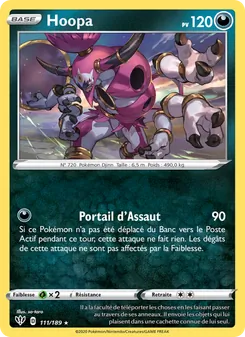 Carte Hoopa 111/189 – Ténèbres Embrasées