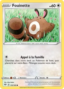 Carte Fouinette 135/189 – Ténèbres Embrasées