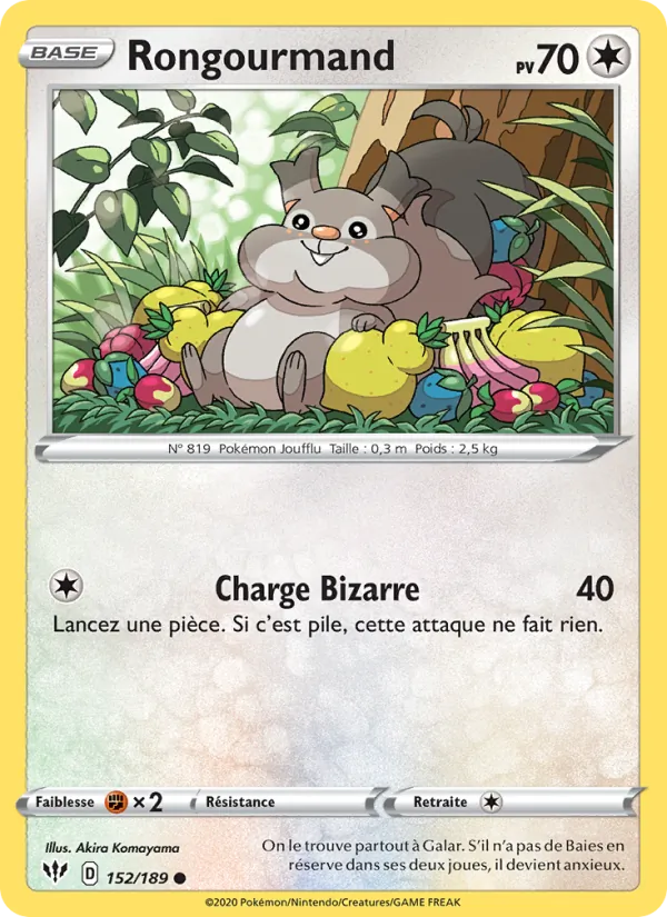 Carte Rongourmand 152/189 – Ténèbres Embrasées