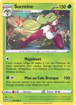 Carte Sucreine 16/189 – Ténèbres Embrasées