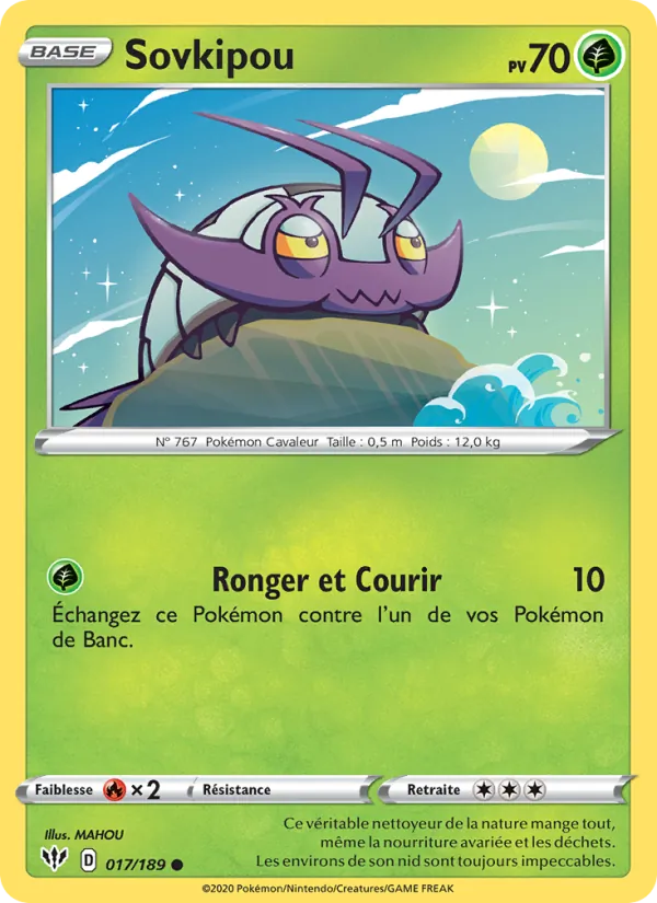 Carte Sovkipou 17/189 – Ténèbres Embrasées