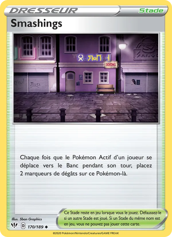 Carte Smashings 170/189 – Ténèbres Embrasées