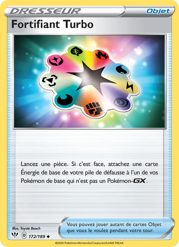 Carte Fortifiant Turbo 172/189 – Ténèbres Embrasées