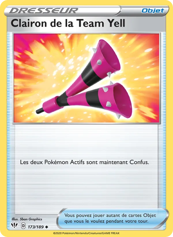 Carte Clairon de la Team Yell 173/189 – Ténèbres Embrasées