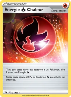 Carte Énergie Fire Chaleur 174/189 – Ténèbres Embrasées