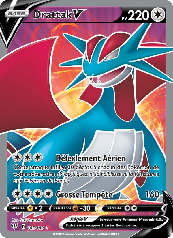 Carte Drattak V 185/189 – Ténèbres Embrasées