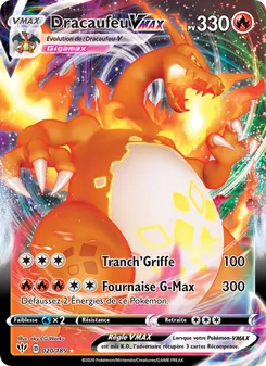 Carte Dracaufeu VMAX 20/189 – Ténèbres Embrasées