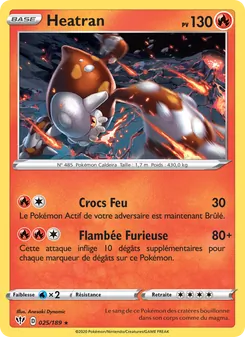 Carte Heatran 25/189 – Ténèbres Embrasées