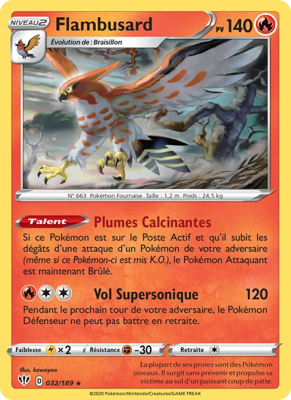 Carte Flambusard 32/189 – Ténèbres Embrasées