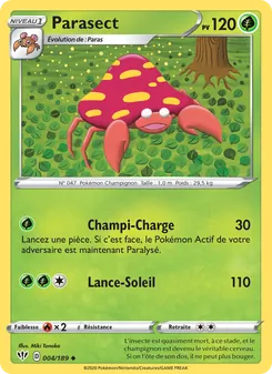 Carte Parasect 4/189 – Ténèbres Embrasées