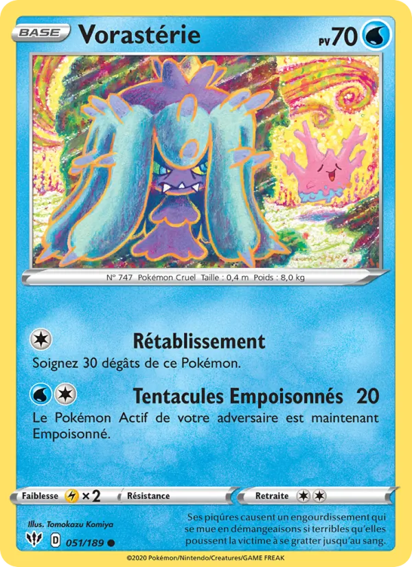 Carte Vorastérie 51/189 – Ténèbres Embrasées