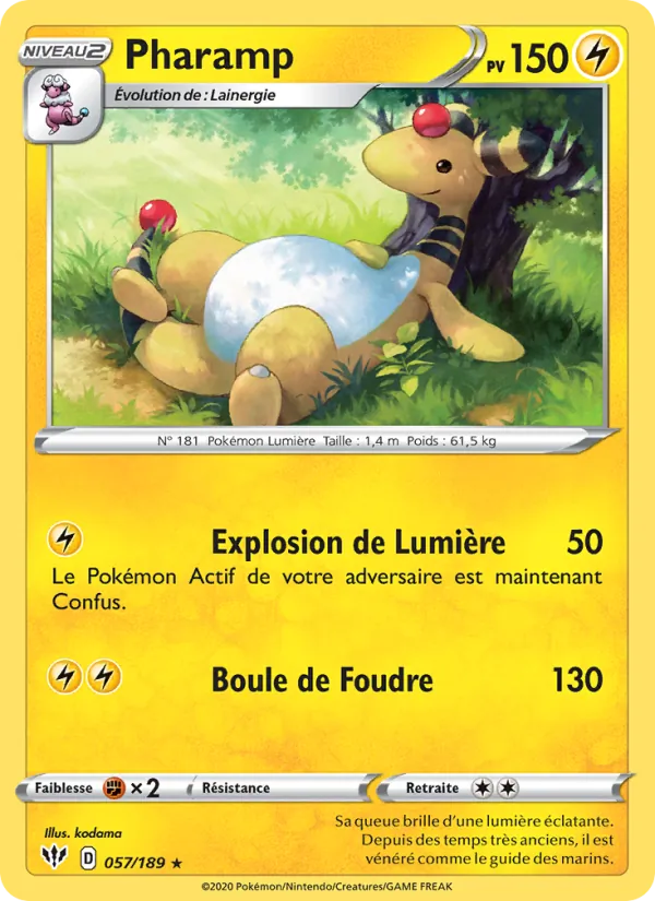 Carte Pharamp 57/189 – Ténèbres Embrasées