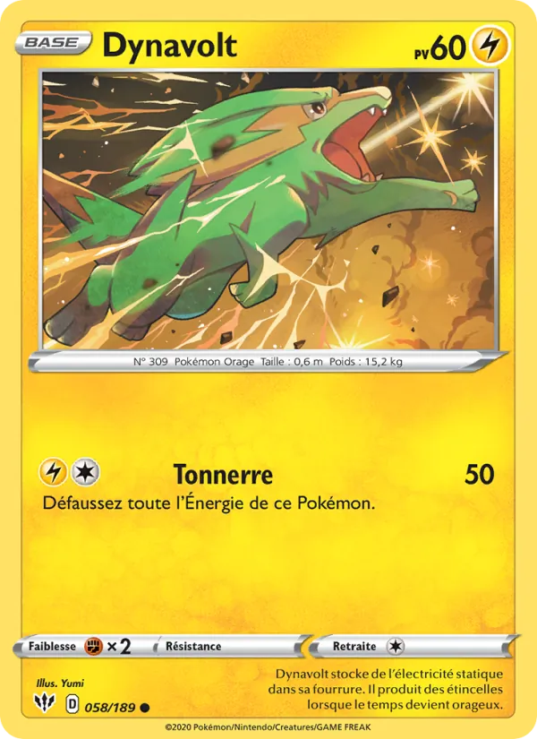 Carte Dynavolt 58/189 – Ténèbres Embrasées