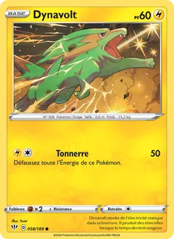 Carte Dynavolt 58/189 – Ténèbres Embrasées