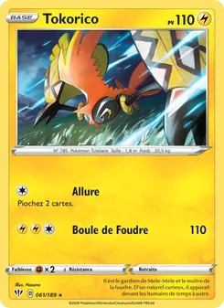 Carte Tokorico 61/189 – Ténèbres Embrasées