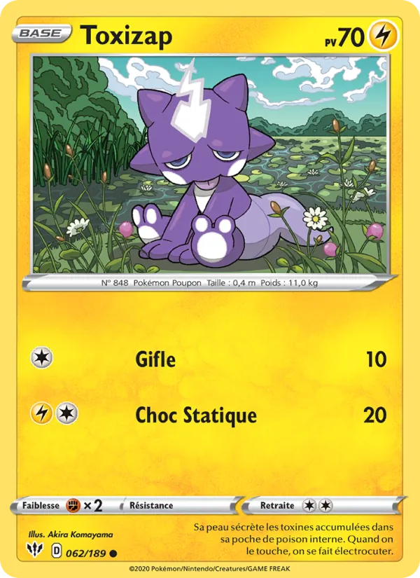 Carte Toxizap 62/189 – Ténèbres Embrasées