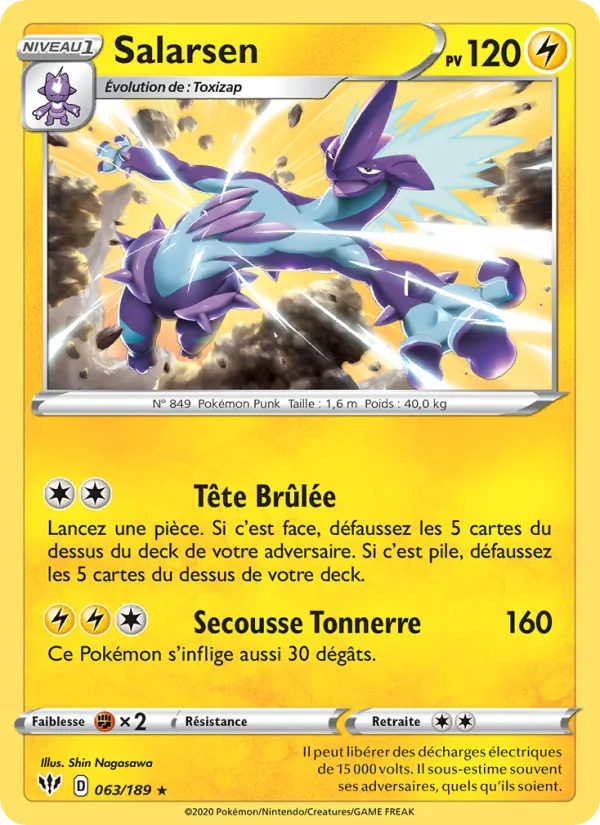 Carte Salarsen 63/189 – Ténèbres Embrasées